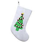 Alternate image 0 for H for Happy&trade; Classic Tree Holiday Stocking in White