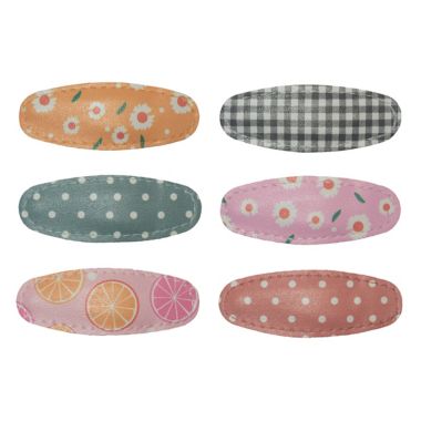 So' Dorable 6-Piece Assorted Oval Hair Clip Set. View a larger version of this product image.