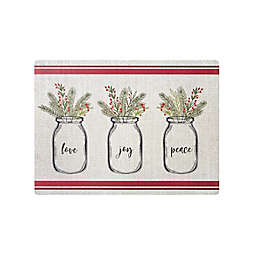 MHF Home Love Joy Peace Jars Placemats (Set of 6)