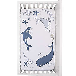 ever & ever™ Marine Photo Op Fitted Crib Sheet in Blue