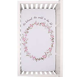 ever & ever™ Flower Fairy Photo-OP Fitted Crib Sheet in Pink