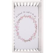 ever &amp; ever&trade; Flower Fairy Photo-OP Fitted Crib Sheet in Pink