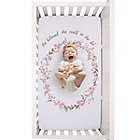 Alternate image 1 for ever & ever&trade; Flower Fairy Photo-OP Fitted Crib Sheet in Pink
