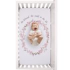 Alternate image 1 for ever & ever&trade; Flower Fairy Photo-OP Fitted Crib Sheet in Pink