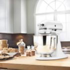 Alternate image 1 for KitchenAid&reg; Artisan&reg; Series 5 qt. Tilt-Head Stand Mixer in White/Silver