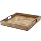 Alternate image 0 for Gourmet Basics by Mikasa&reg; Avery 14-Inch Square Lazy Susan Serving Tray in Natural