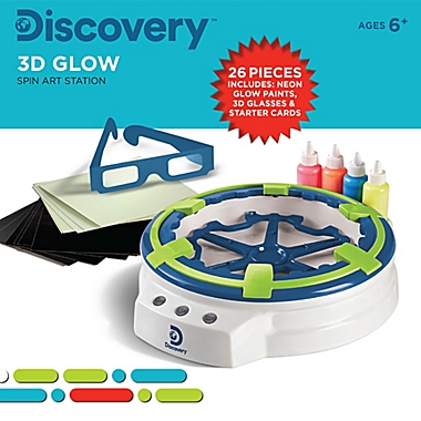 Discovery&trade; Kids 3D Spin Art Light-Up Swirl Design. View a larger version of this product image.