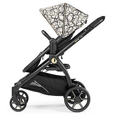 Peg Perego Ypsi Stroller in Graphic Gold. View a larger version of this product image.