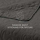 Alternate image 4 for Damask 3-Piece King/California King Quilt Set in Grey