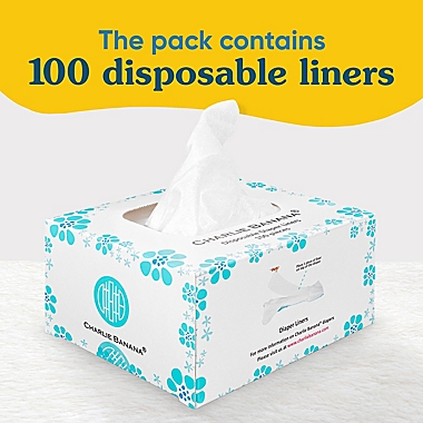 Charlie Banana&reg; 100-Count Disposable Liners. View a larger version of this product image.