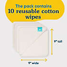 Alternate image 6 for Charlie Banana&reg; 10-Count Organic Cotton Wipes