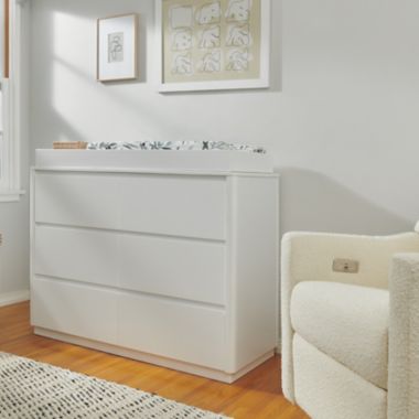 Babyletto&reg; Bento 6-Drawer Nursery Double Dresser in White. View a larger version of this product image.