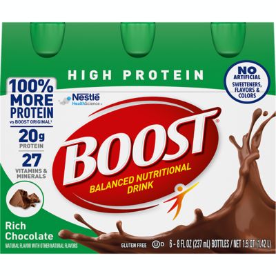 BOOST&reg; 6-Count Nutritional High Protein Drink in Chocolate