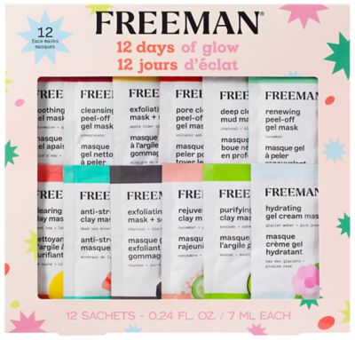 Freeman&reg; 12-Piece 12 Days of Glow Mask Kit