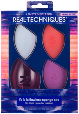 Real Techniques&reg; 4-Piece Limited Edition Fa La La Flawless Makeup Sponge Holiday Gift Set