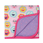 Copper Pearl&reg; Abby and Pals 3-Layer Reversible Stretchy Quilt in Pink