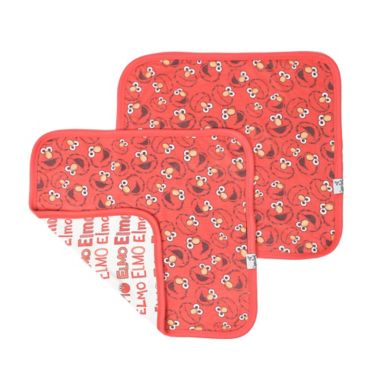 Copper Pearl&reg; 2-Pack Elmo 3-Layer Security Blanket in Red. View a larger version of this product image.