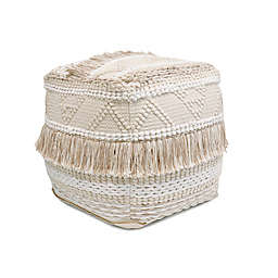 Pasargad Home® Grand Canyon Pouf in Beige