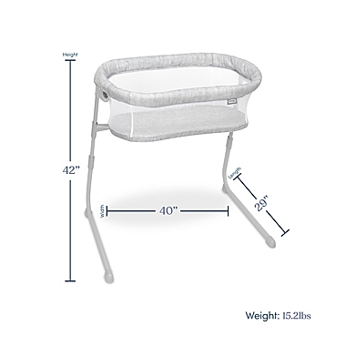 HALO Innovations&reg; BassiNest Flex Sleeper in Grey. View a larger version of this product image.