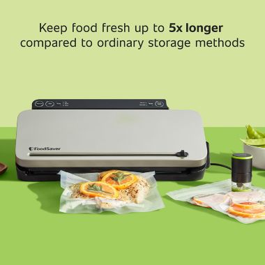 FoodSaver&reg; Multi-Use Food Preservation System in Silver. View a larger version of this product image.