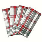 Alternate image 2 for Bee & Willow&trade; Holiday Plaid Napkins in Green/Red (Set of 4)