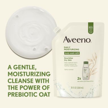 Aveeno&reg; 36 fl. oz. Daily Moisturizing Body Wash Refill. View a larger version of this product image.
