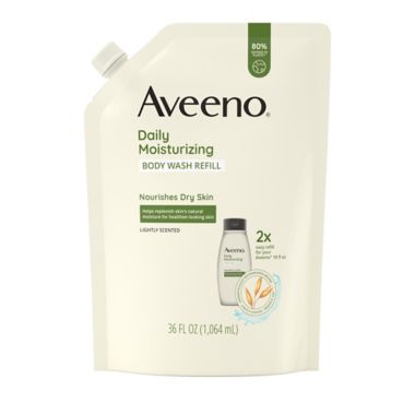 Aveeno&reg; 36 fl. oz. Daily Moisturizing Body Wash Refill. View a larger version of this product image.