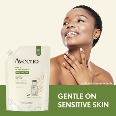 Aveeno&reg; 36 fl. oz. Daily Moisturizing Body Wash Refill. View a larger version of this product image.