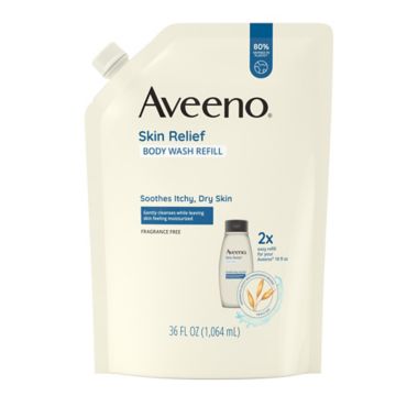 Aveeno&reg; 36 fl. oz. Skin Relief Fragrance-Free Body Wash Refill. View a larger version of this product image.
