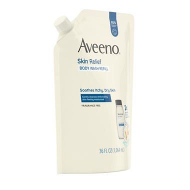 Aveeno&reg; 36 fl. oz. Skin Relief Fragrance-Free Body Wash Refill. View a larger version of this product image.