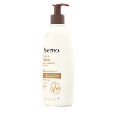 Aveeno&reg; Tone + Texture 18 fl. oz. Daily Renewing Body Lotion. View a larger version of this product image.