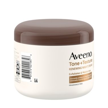 Aveeno&reg;  Tone + Texture 8 fl. oz. Overnight Cream. View a larger version of this product image.