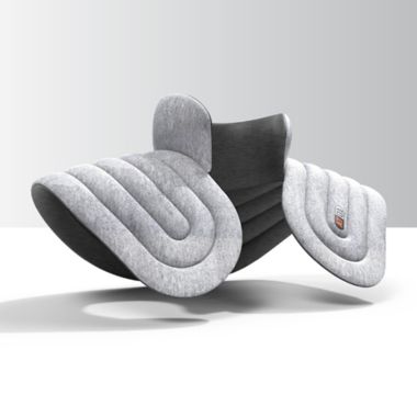 Sharper Image&reg; Aromatherapy Heated Neck and Shoulder Wrap in Grey. View a larger version of this product image.
