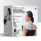 Alternate image 6 for Sharper Image&reg; Aromatherapy Heated Neck and Shoulder Wrap in Grey