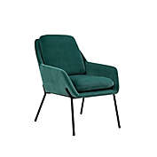 Forest Gate&trade; Modern Accent Chair in Teal/Black