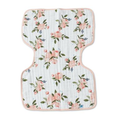 Little Unicorn&reg; Cotton Muslin Burp Cloth in Watercolor Roses. View a larger version of this product image.