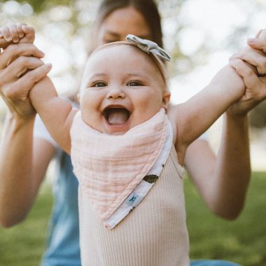 Little Unicorn&reg; Reversible Cotton Muslin Bandana Bib. View a larger version of this product image.
