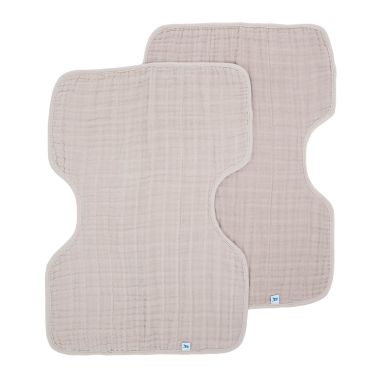 Little Unicorn&reg; 2-Pack Cotton Muslin Burp Cloths in Porpoise. View a larger version of this product image.