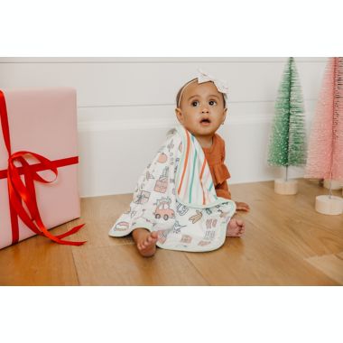 Copper Pearl&reg; 2-Pack Cindy 3-Layer Security Blanket in Pink. View a larger version of this product image.