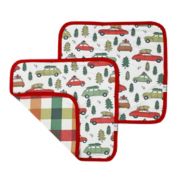 Copper Pearl&reg; 2-Pack Griswold 3-Layer Security Blanket in Red