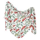 Alternate image 0 for Copper Pearl&reg; Griswold Knit Swaddle Blanket in Red