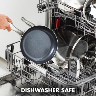 GreenPan&trade; Tri-Clad Nonstick Stainless Steel 10-Piece Cookware Set. View a larger version of this product image.