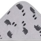 Alternate image 5 for Gerber&reg; 2-Pack Bear Hooded Towels in Grey