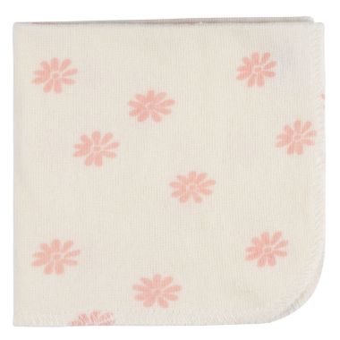 Gerber&reg; 10-Pack Little Animals Terry Cotton Washcloths in Pink. View a larger version of this product image.