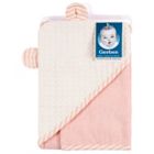 Alternate image 3 for Gerber&reg; 2-Piece Bear Hooded Towel and Washcloth Mitt Set in Pink
