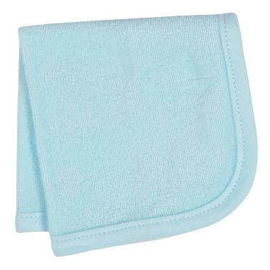 Gerber&reg; 4-Piece Bear Hooded Towel and Washcloths Set in Blue. View a larger version of this product image.