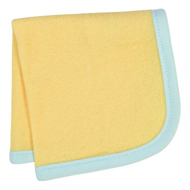 Gerber&reg; 4-Piece Bear Hooded Towel and Washcloths Set in Blue. View a larger version of this product image.