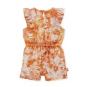 Burt's Bees Baby&reg; Terracotta Tie Dyed Romper in Petal