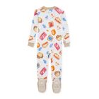 Alternate image 1 for Burt's Bees Baby&reg; Size 24M P Bee &amp; J Footed Pajama in Ivory