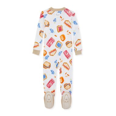 Burt's Bees Baby&reg; Size 24M P Bee &amp; J Footed Pajama in Ivory. View a larger version of this product image.